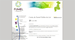 Desktop Screenshot of cc-dufumelois.com